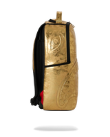 SprayGround Gold Weathered Dlxsv Backpack