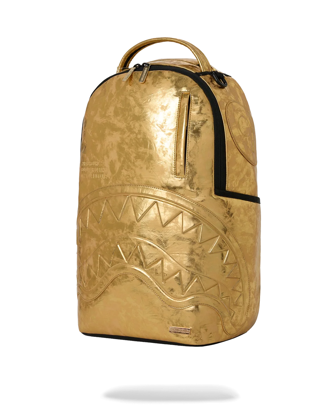 SprayGround Gold Weathered Dlxsv Backpack