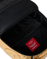 SprayGround Gold Weathered Dlxsv Backpack