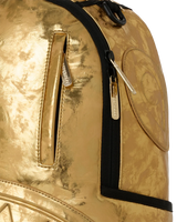 SprayGround Gold Weathered Dlxsv Backpack