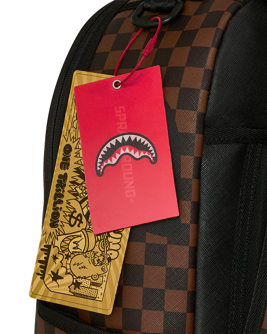 SprayGround Claw Tear Check Dlxsv Backpack