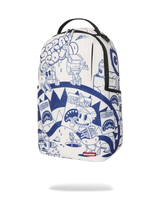 SprayGround Blue Ink Doodle Backpack