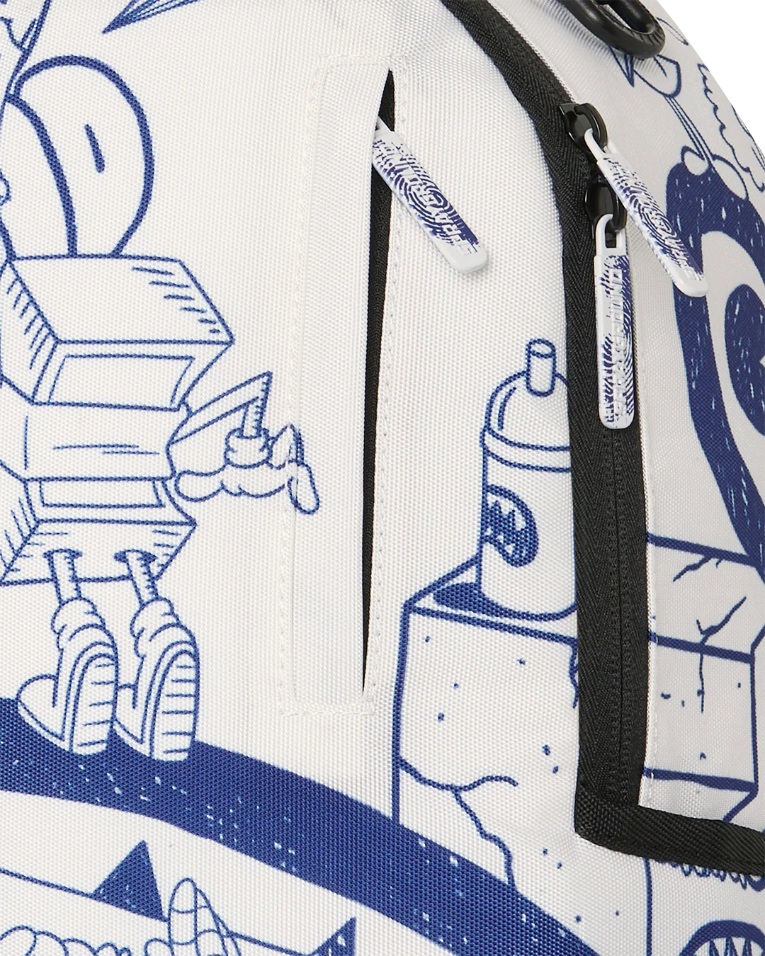 SprayGround Blue Ink Doodle Backpack