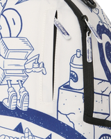 SprayGround Blue Ink Doodle Backpack