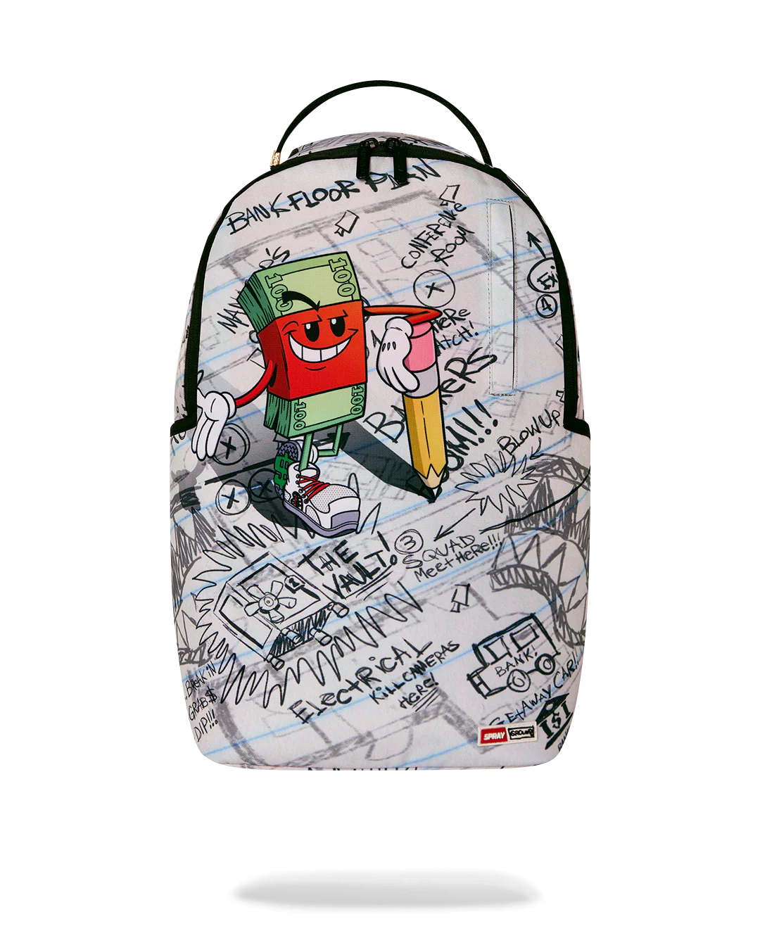 SprayGround Money Boy Pencil Doodle Backpack