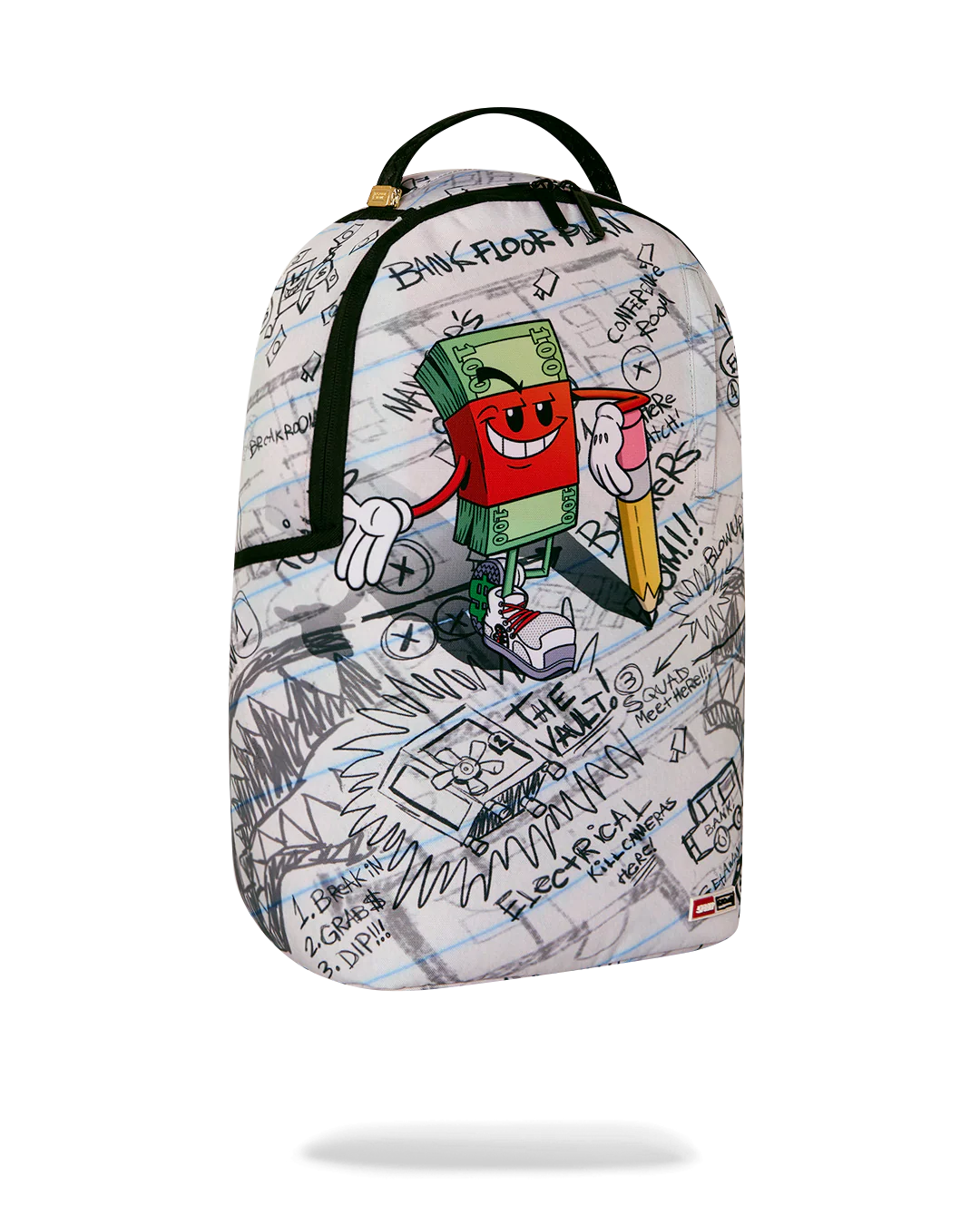 SprayGround Money Boy Pencil Doodle Backpack