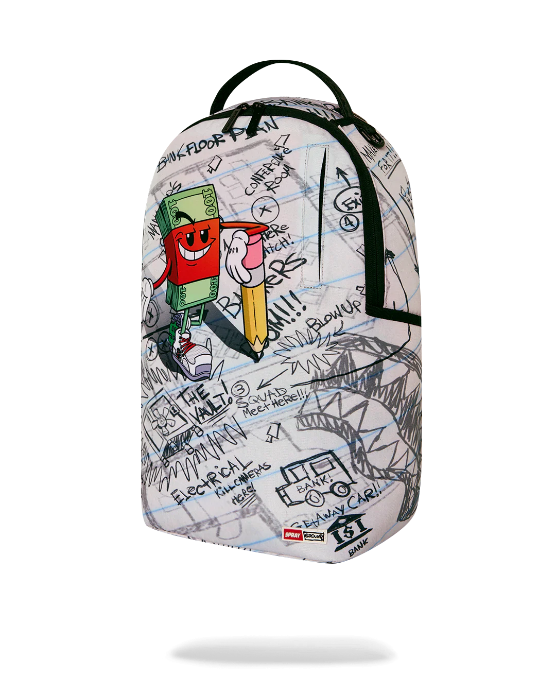 SprayGround Money Boy Pencil Doodle Backpack