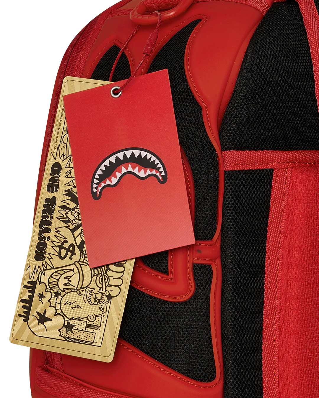 SprayGround Aria 613 Rubber Mesh Shark Dlxs Backpack