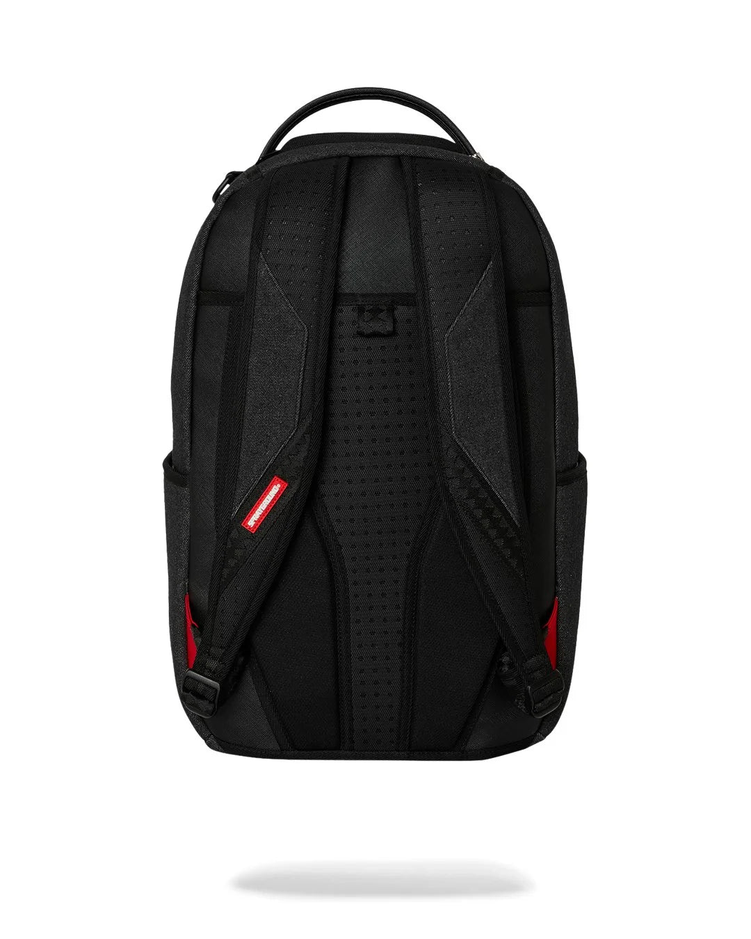 SprayGround Black Denim Tear Shark Dlxsv Backpack