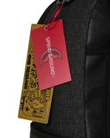 SprayGround Black Denim Tear Shark Dlxsv Backpack