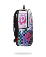 SprayGround Stencil Shark attack Black and White Dlxsv Backpack