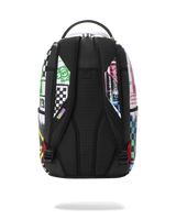 SprayGround Stencil Shark attack Black and White Dlxsv Backpack