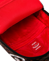 SprayGround Brown And Cream Drip Check Shark Dlxsv Backpack