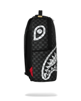 SprayGround Black And White Drip Check Dlxsv Backpack