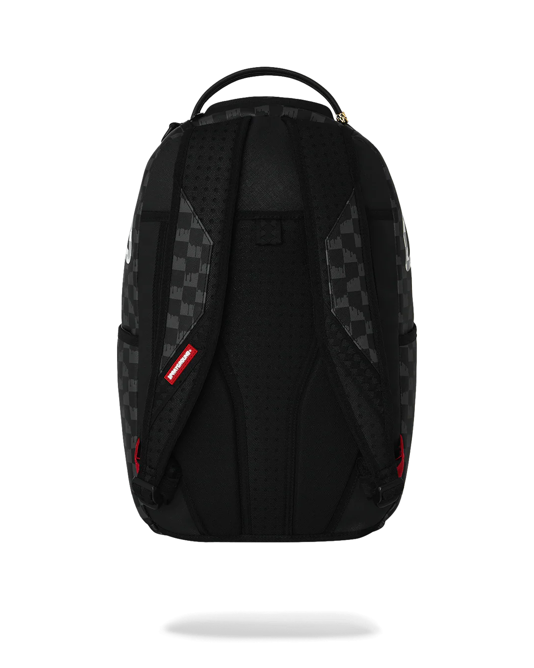 SprayGround Black And White Drip Check Dlxsv Backpack