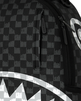 SprayGround Black And White Drip Check Dlxsv Backpack