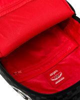 SprayGround Black And White Drip Check Dlxsv Backpack