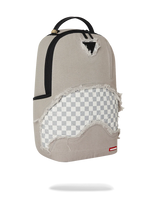 SprayGround Cream Denim Tear Shark Dlxsv Backpack
