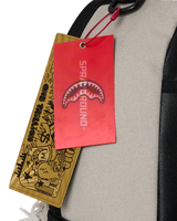 SprayGround Cream Denim Tear Shark Dlxsv Backpack