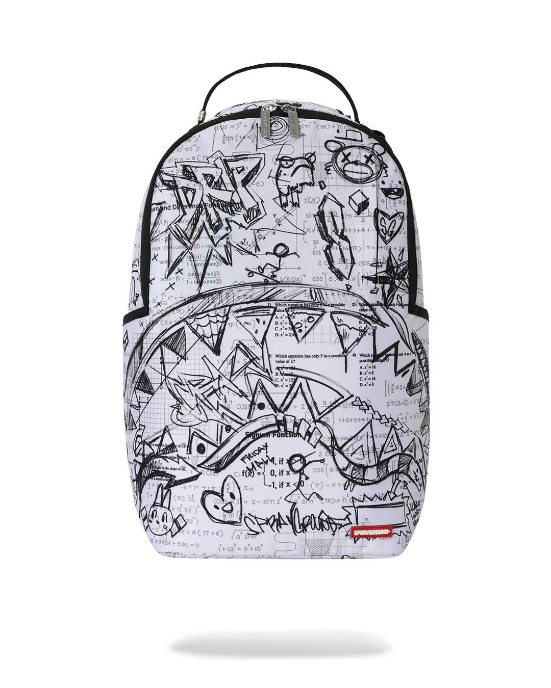 SprayGround Doodles Over Math Home Work Dlxsr Backpack