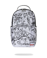 SprayGround Doodles Over Math Home Work Dlxsr Backpack