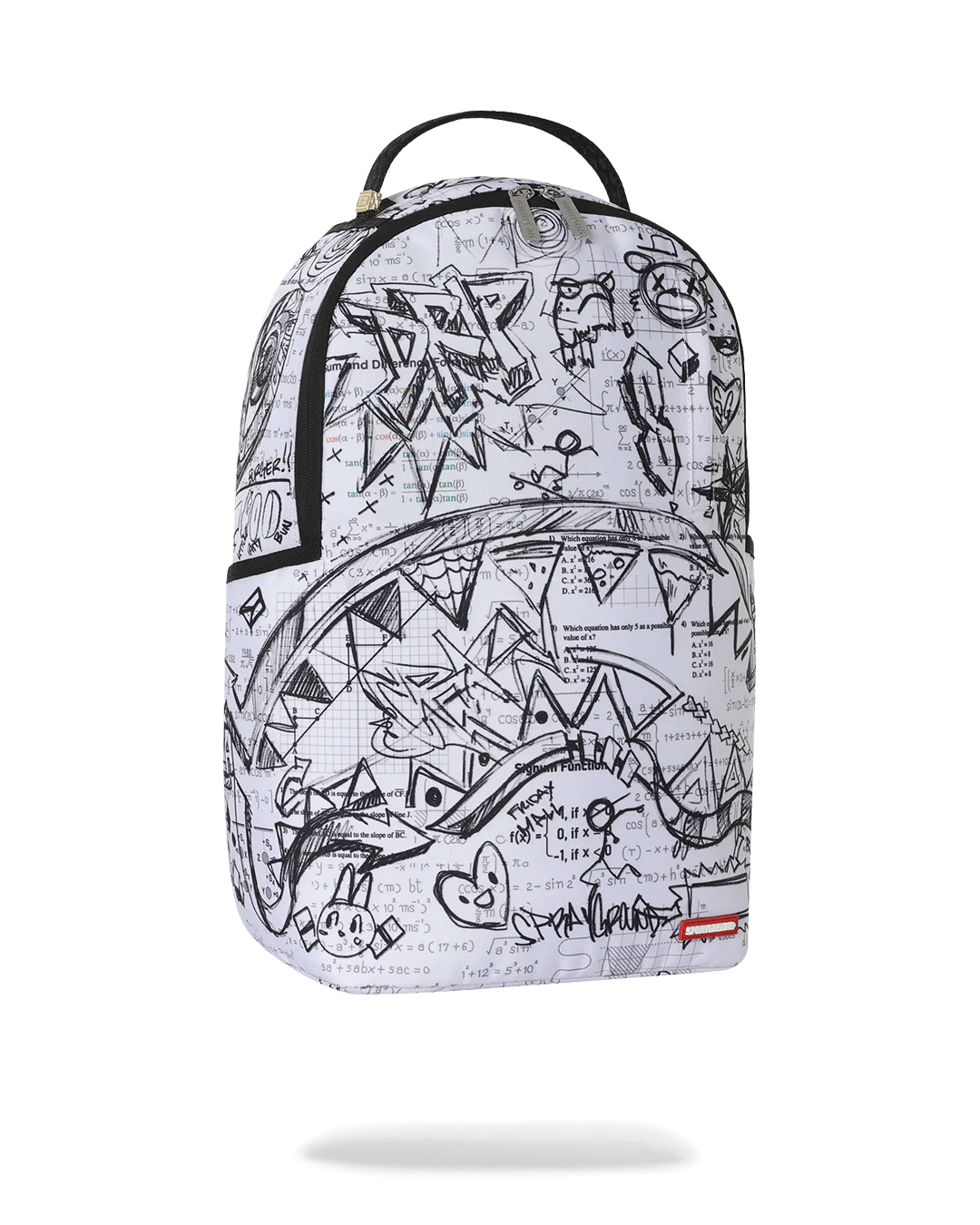 SprayGround Doodles Over Math Home Work Dlxsr Backpack