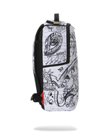SprayGround Doodles Over Math Home Work Dlxsr Backpack