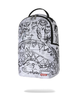 SprayGround Doodles Over Math Home Work Dlxsr Backpack