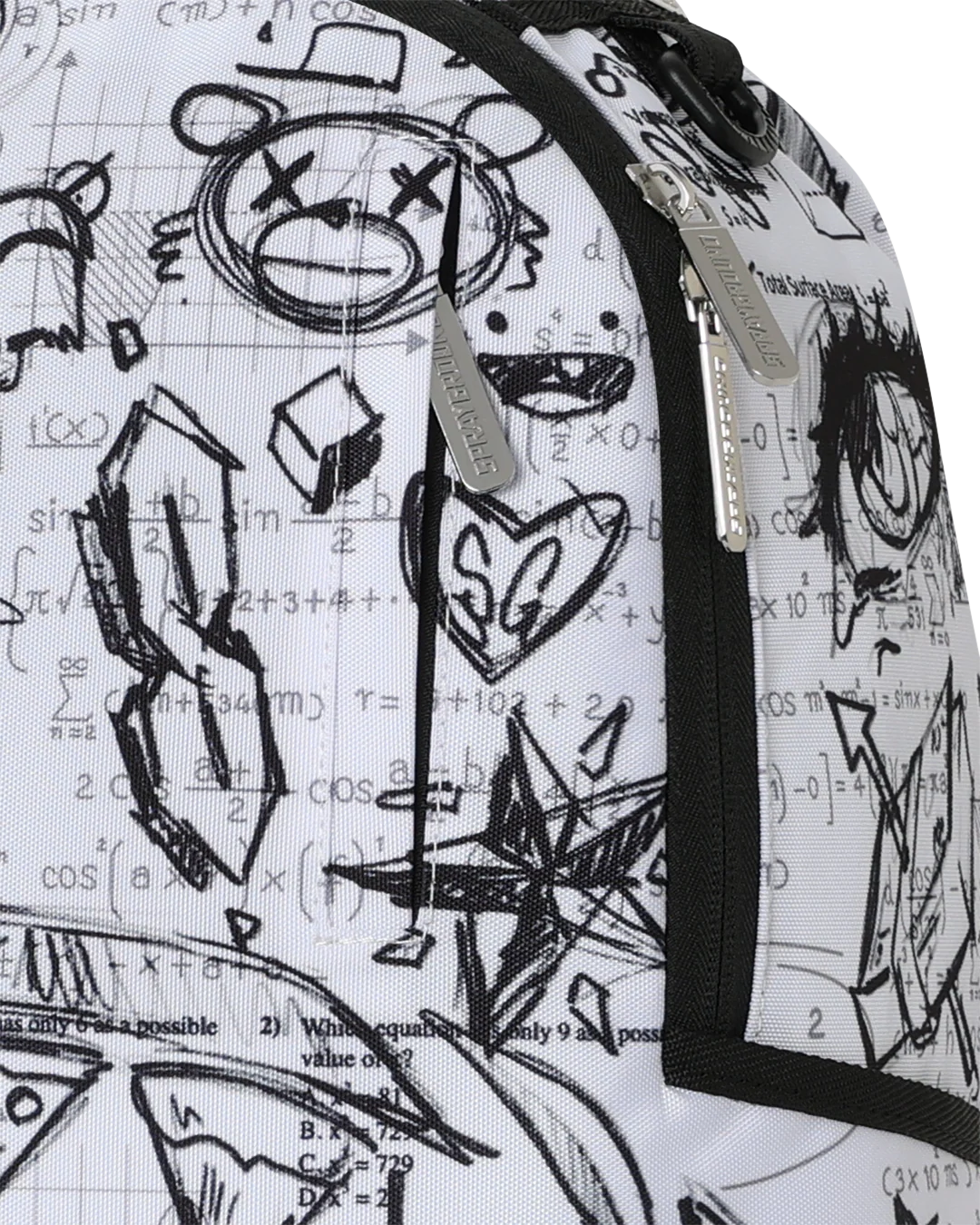 SprayGround Doodles Over Math Home Work Dlxsr Backpack