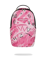 Sprayground Pink Smoke Check Backpack