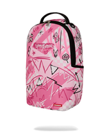 Sprayground Pink Smoke Check Backpack