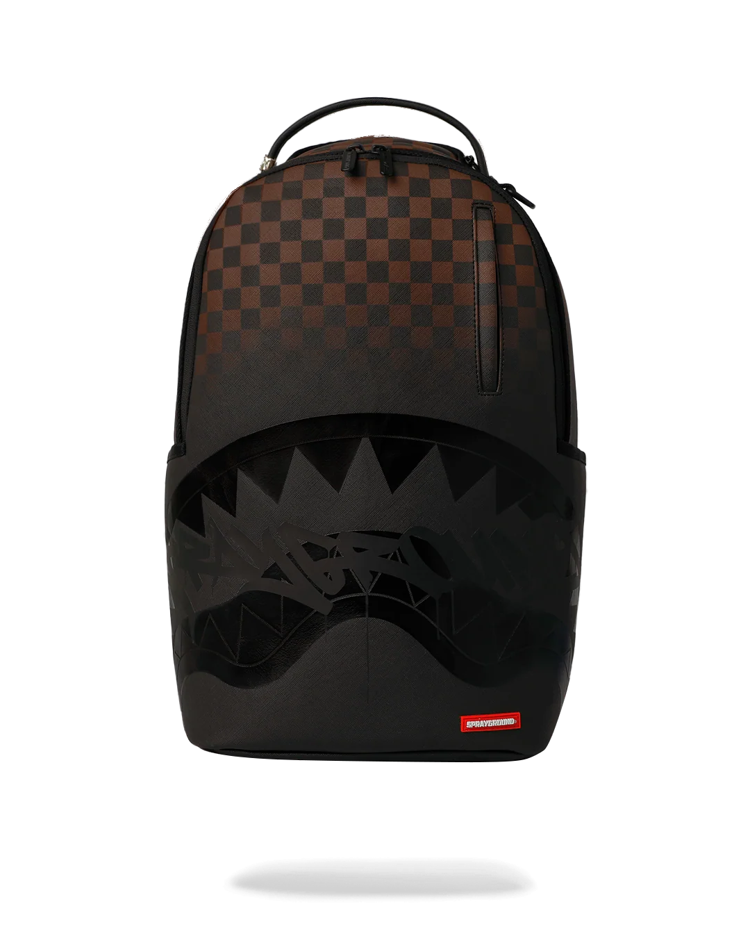 SprayGround Brown Check Ghost Drip Dlxv Backpack