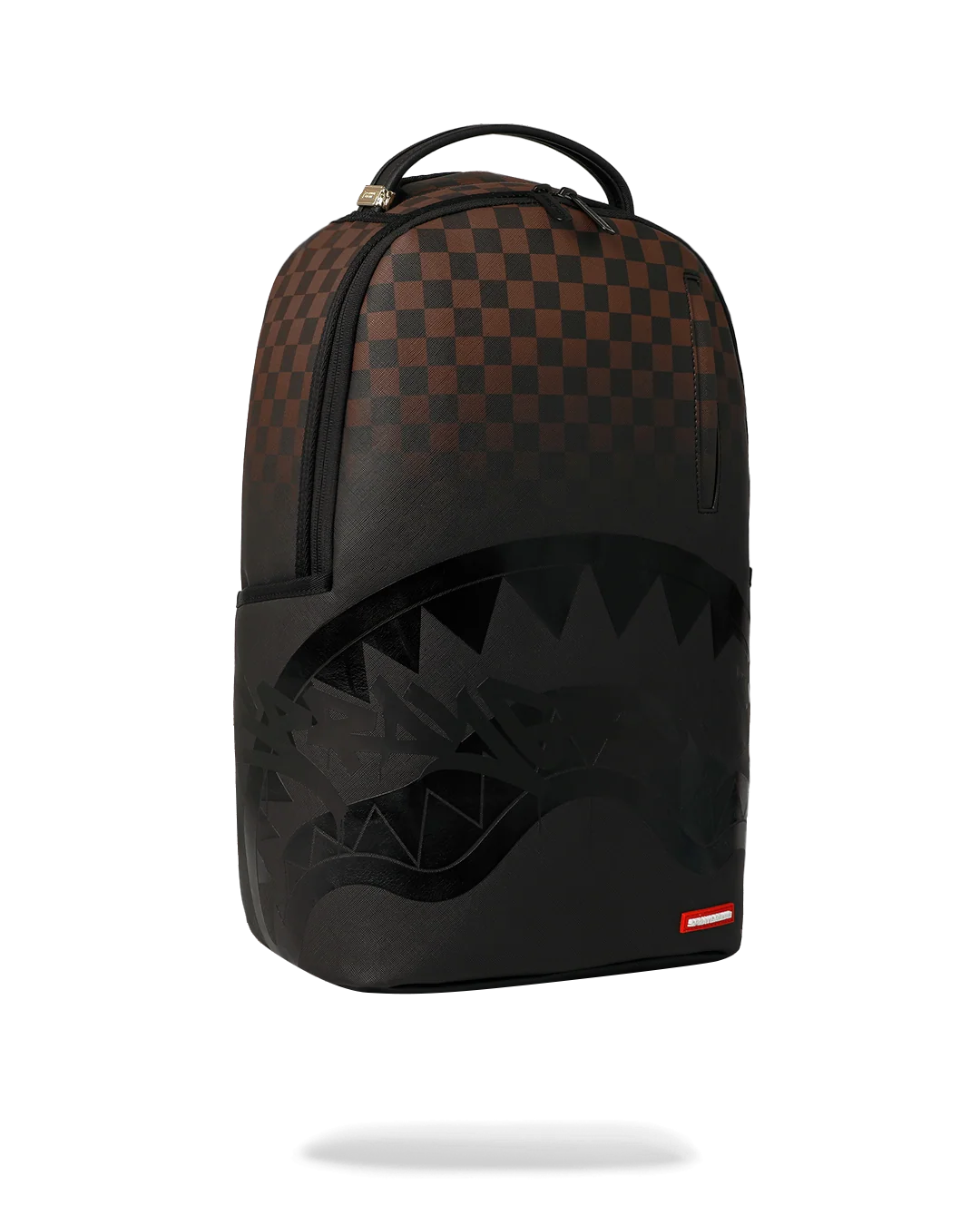 SprayGround Brown Check Ghost Drip Dlxv Backpack