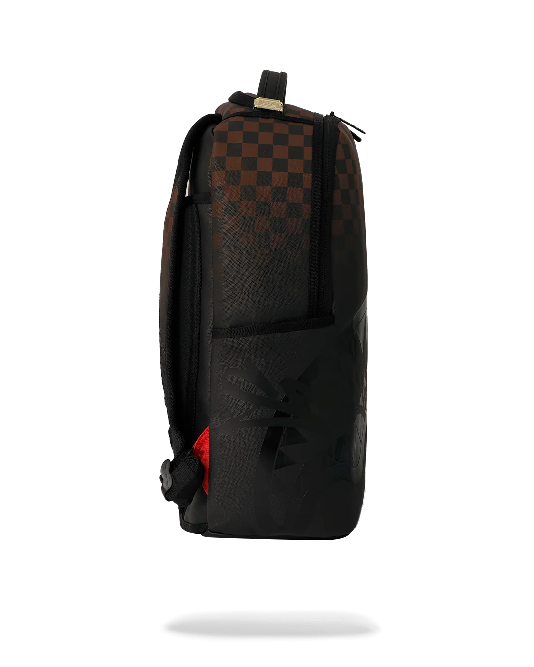 SprayGround Brown Check Ghost Drip Dlxv Backpack
