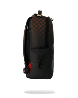 SprayGround Brown Check Ghost Drip Dlxv Backpack