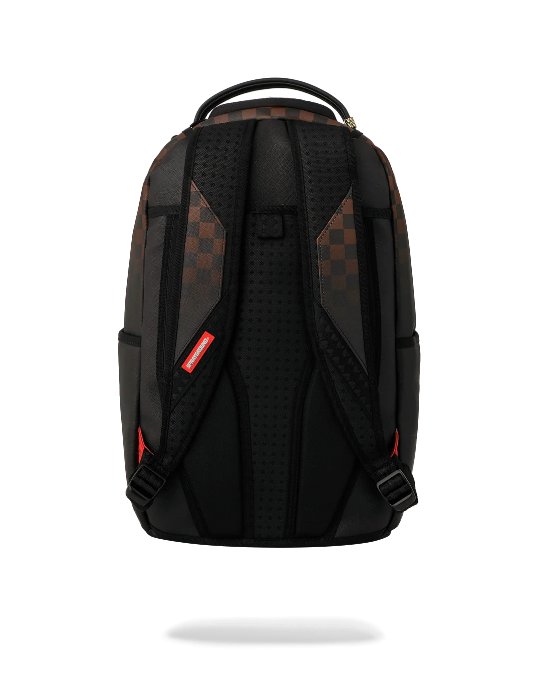 SprayGround Brown Check Ghost Drip Dlxv Backpack