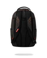 SprayGround Brown Check Ghost Drip Dlxv Backpack