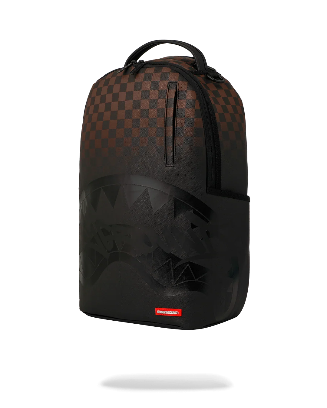 SprayGround Brown Check Ghost Drip Dlxv Backpack