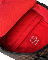 SprayGround Brown Check Ghost Drip Dlxv Backpack