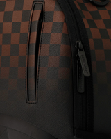 SprayGround Brown Check Ghost Drip Dlxv Backpack