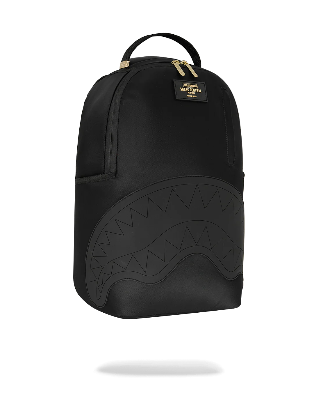 SprayGround Shark Central Gold Lettering Dlx Backpack