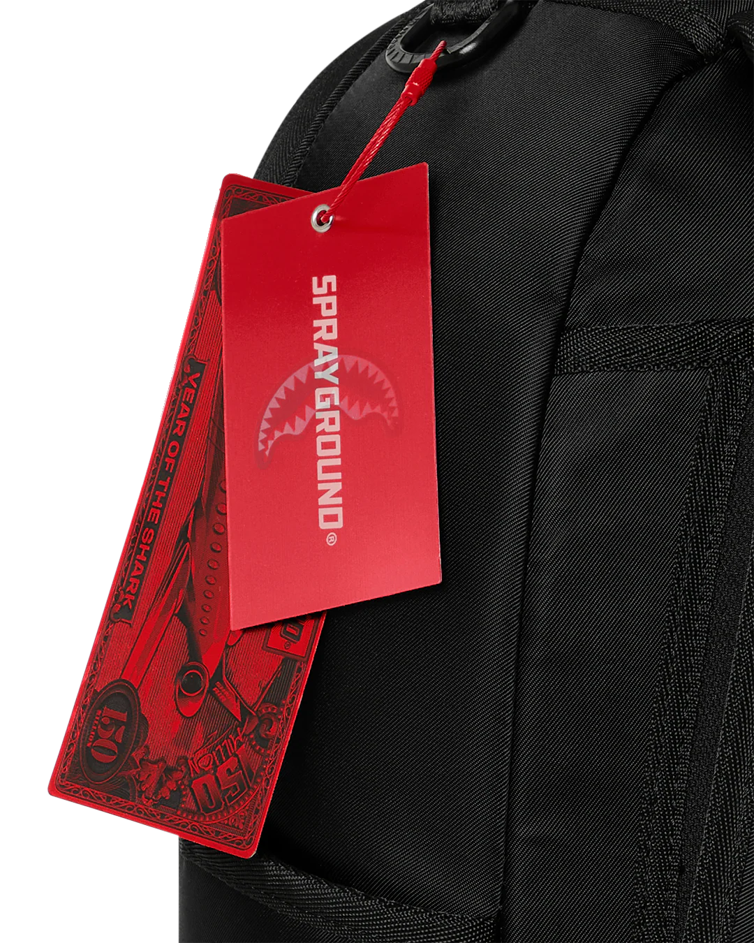 SprayGround Shark Central Gold Lettering Dlx Backpack