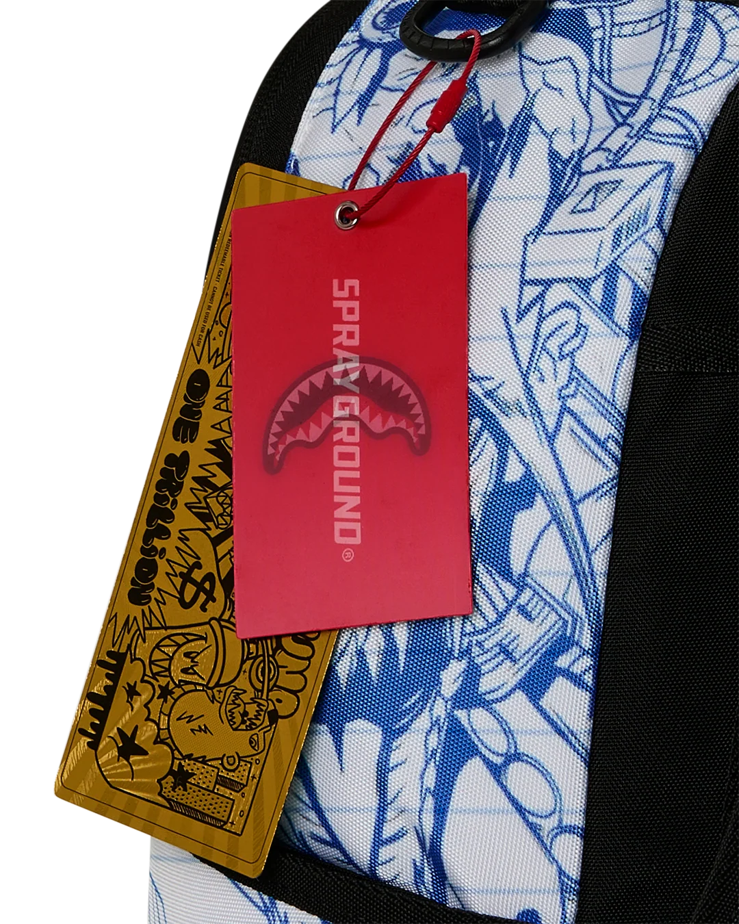 SprayGround Blue Ink Doodle Backpack V.2