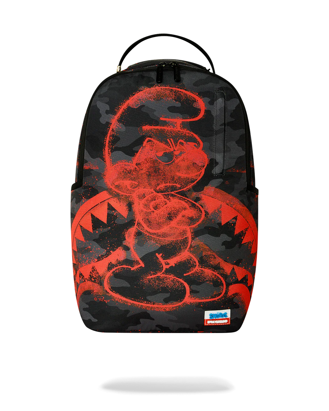 SprayGround Smurfs Red Stencil Dlxsv Backpack