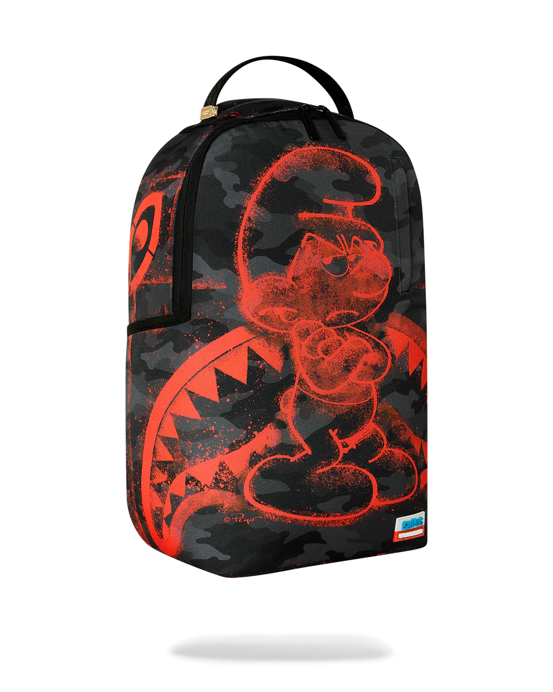 SprayGround Smurfs Red Stencil Dlxsv Backpack