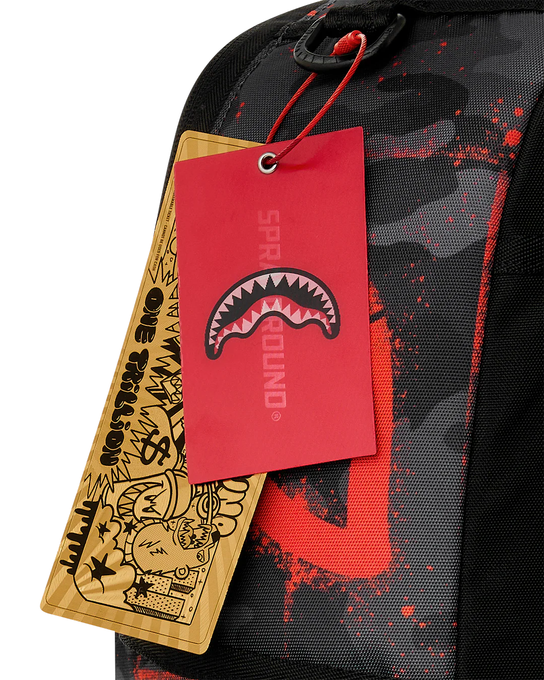 SprayGround Smurfs Red Stencil Dlxsv Backpack
