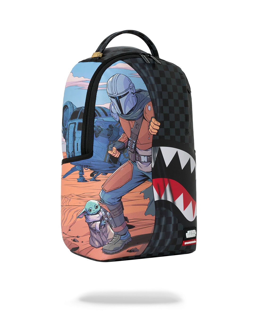 SprayGround Mando and Grogu Reveal Dlxsv Backpack