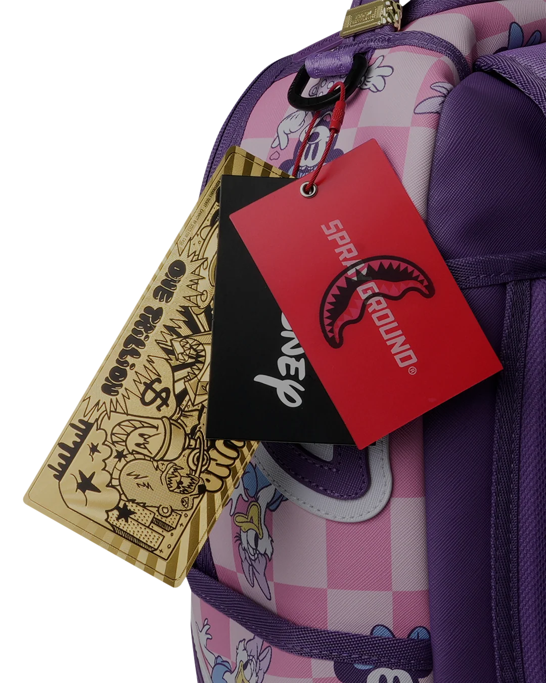 SprayGround Disney Minnie And Daisy Checkers Dlxsv Backpack