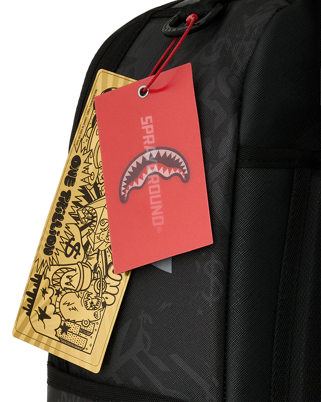 SprayGround 4AM Red Shark Dlxsv Backpack