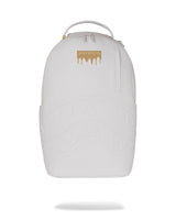 Sprayground Gold Brick Luxe White Dlxsv Backpack